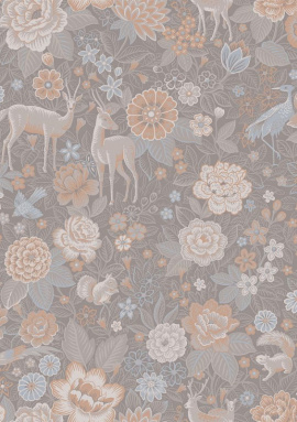 BRIT3002/1 Обои Loymina British Style Forest 1x10.05